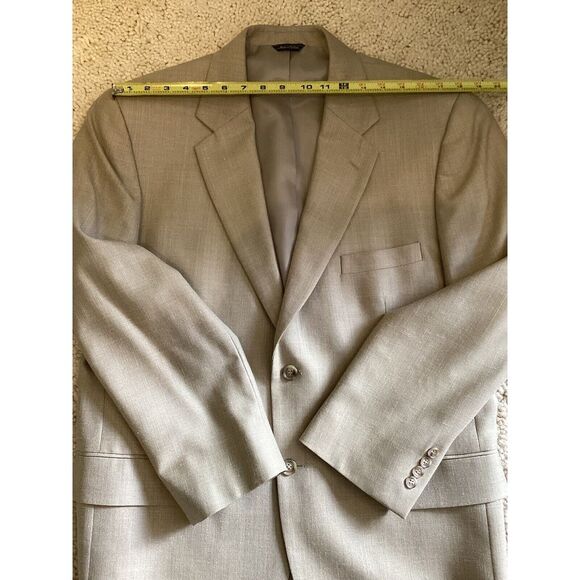 Club Room By Charter Club Wool Silk Linen Blazer Size 42 Short - Picture 6 of 11